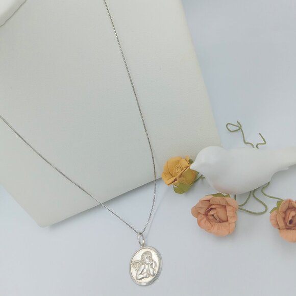 Art Nouveau ST RAPHAELS ANGEL Charm - Picture 12 of 14